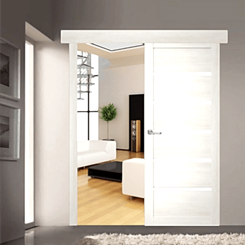 Раздвижная дверь ВЕНА, экошпон (ст. матовое)